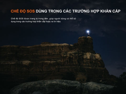 Đèn pin zoom FENIX LD45R sáng 2800 lumens chiếu xa 480m zoom điện tử pin 21700 5000mAh màn hình OLED