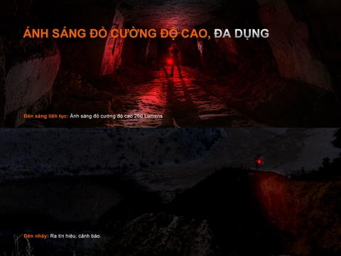 FENIX LR35R PRO – Đèn pin siêu sáng 10.000 lumen, (đỏ, UV, Strobe, SOS), 2 pin 6000mAh