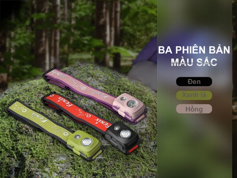 Đèn pin đội đầu Fenix HL16 độ sáng 450 lumen tầm chiếu xa 104m sử dụng 3 pin AAA