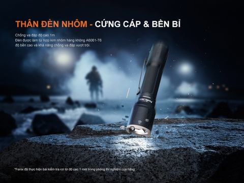 Đèn pin chiến thuật Fenix TK17 –  Sáng 3600 lumen pin 6000mAh USB-C
