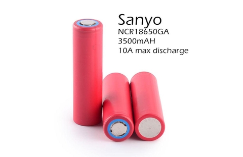 Pin sạc cell Li-ion SANYO NCR18650GA 3500mAh