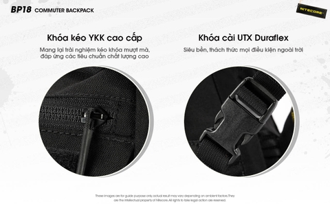 NITECORE BP18 – Balo dung tích 18L