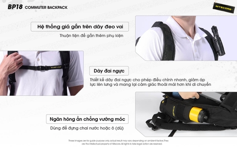 NITECORE BP18 – Balo dung tích 18L