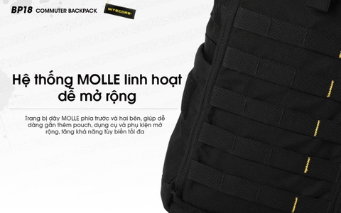 NITECORE BP18 – Balo dung tích 18L