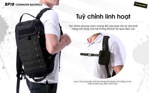 NITECORE BP18 – Balo dung tích 18L
