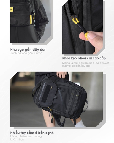 NITECORE BP23 Pro – Balo Công thái học Đa Năng Dung Tích 23L