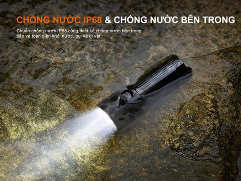 Đèn pin tìm kiếm Fenix C16 – Sáng 6000 lumen chiếu xa 424m, tích hợp UV và đèn đỏ, sạc nhanh USB-C 20W
