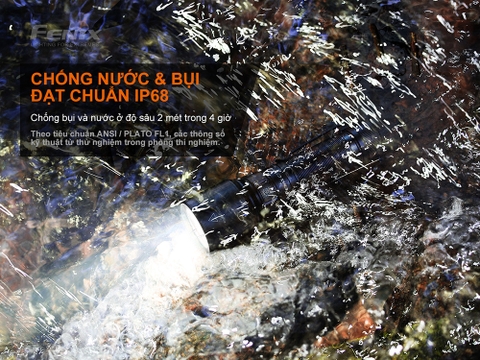 Đèn pin FENIX C7 độ sáng 3000 lumen chiếu xa 470m LED sạc USB-C pin sạc 21700 kèm theo