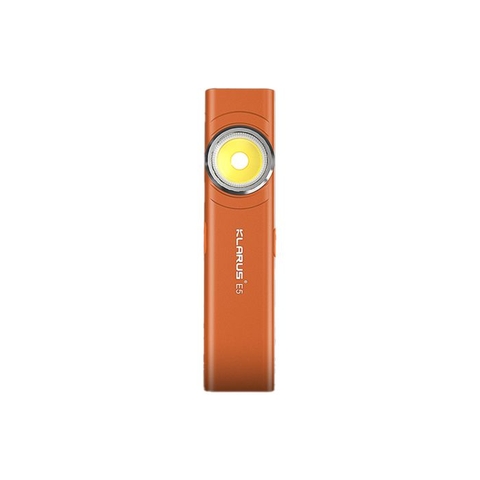 Đèn pin mini KLARUS E5 độ sáng 600 lumens chiếu xa 30m sử dụng 2 LED COB đuôi nam châm sạc USB C