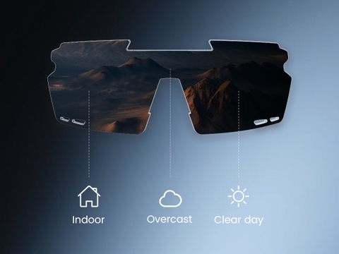 Kính đạp xe đổi màu MAGICSHINE Rouleur có lớp phủ quang học REVO