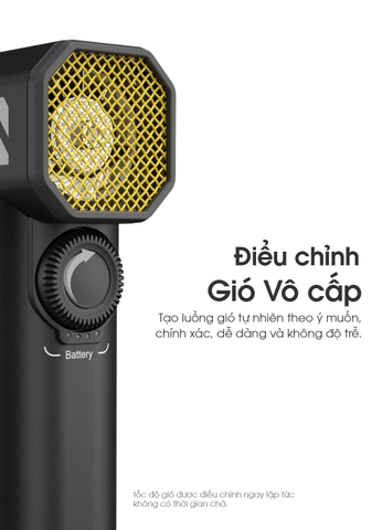Quạt Nhiếp Ảnh NITECORE CW20 100W – Tốc Độ Gió 150 km/h