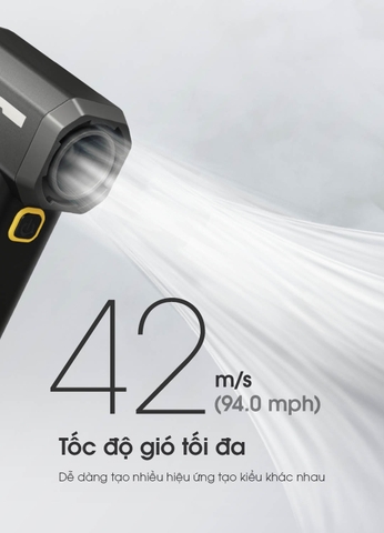 Quạt Nhiếp Ảnh NITECORE CW20 100W – Tốc Độ Gió 150 km/h