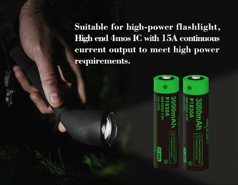 Pin sạc VAPCELL P1830A dung lượng 3000mAh