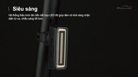 Đèn hậu xe đạp MAGICSHINE SEEMEE 100 V2.0 độ sáng 100 lumen pin 800mAh