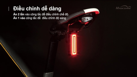 Đèn hậu xe đạp MAGICSHINE SEEMEE 100 V2.0 độ sáng 100 lumen pin 800mAh