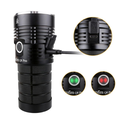 Đèn pin siêu sáng SOFIRN Q8 PRO Cree XHP50.2 độ sáng 11000 lumen