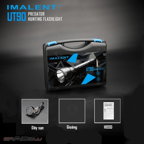 Đèn pin chiếu xa IMALENT UT90 PREDATOR sáng 4.800lm chiếu xa 1308m
