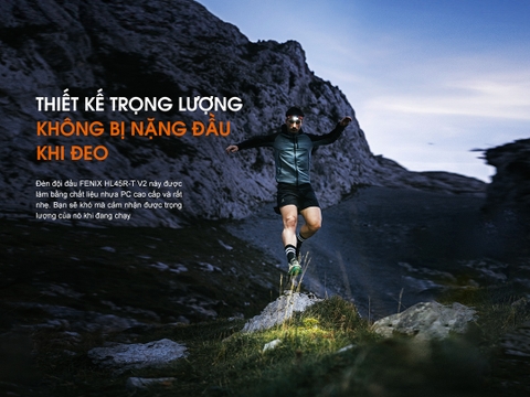 Đèn đội đầu Fenix HL18R-T V2.0 sáng 800 Lm Siêu nhẹ chuyên chạy trail