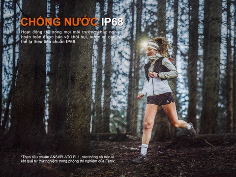 Đèn gù đội đầu siêu nhẹ FENIX HM23 V2.0 sáng 300 lumen chiếu xa 80m đuôi nam châm pin AA