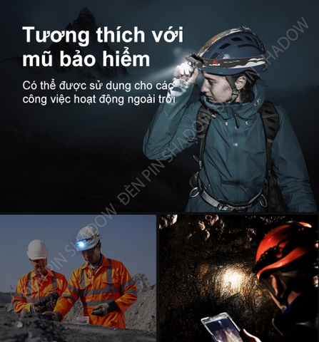 Đèn pin đội đầu KLARUS HL1 1200 lumen chiếu xa 125m pin 18650 2600mAh (kèm theo) sạc USB