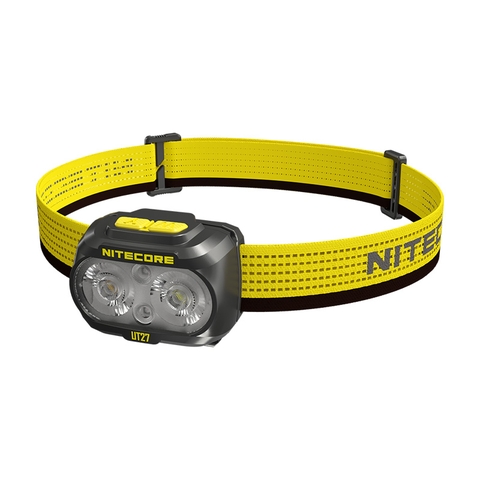 Đèn pin đội đầu NITECORE UT27 sáng 800lm chiếu xa 160m pin 1500mAh USB-C chuyên chạy marathon, chạy trail