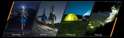 Đèn pin đội đầu SOFIRN HS40 sáng 2000 lumen chiếu xa 175m