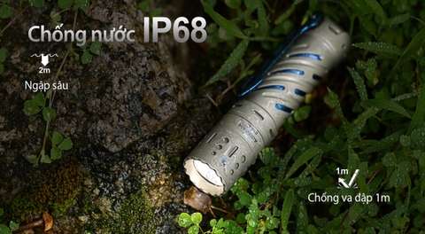 Đèn pin ACEBEAM E70 Mini Titanium độ sáng 1500lm CRI90 chiếu xa 140m sử dụng pin 18650 3100mAH (kèm theo)