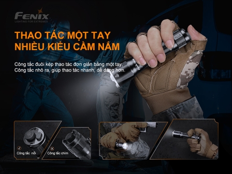 Đèn pin FENIX TK16 V2.0 độ sáng 3100 lumen chiếu xa 380m