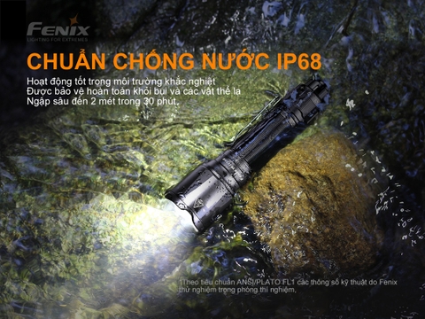Đèn pin FENIX TK22 TAC sáng 2800lm chiếu xa 540m pin 21700 5000mAh