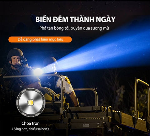 Đèn pin KLARUS GL4 gắn ray s-ú-n-g sáng 3300 lm chiếu xa 370m sạc USB-C pin 21700 5000mAh