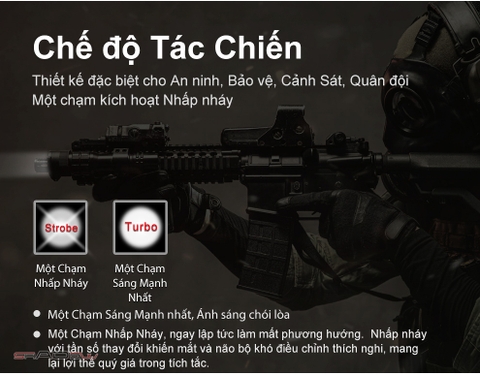 Đèn pin KLARUS XT21X PRO độ sáng 4400 lumen chiếu xa 336m sạc USB-C kiêm Power bank