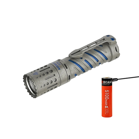Đèn pin ACEBEAM E70 Titanium độ sáng 4000lumen chiếu xa 240m pin 21700 USB-C