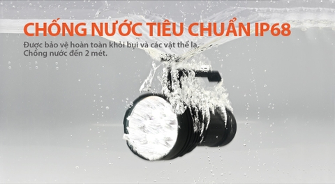 Đèn pin ACEBEAM X75 độ sáng 80.000 lumen chiếu xa 1150 mét cổng sạc USB C kiêm Power Bank