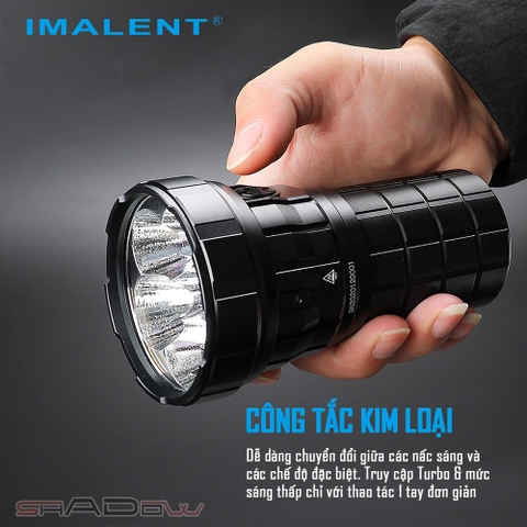 Đèn pin siêu sáng IMALENT R60C sáng 18000lm chiếu xa 1038m