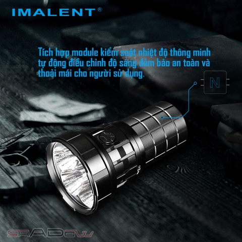 Đèn pin siêu sáng IMALENT R60C sáng 18000lm chiếu xa 1038m