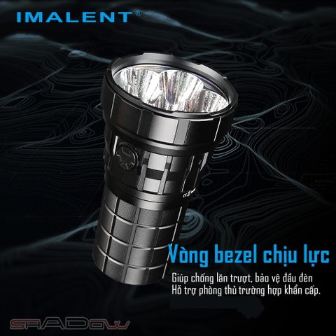Đèn pin siêu sáng IMALENT R60C sáng 18000lm chiếu xa 1038m