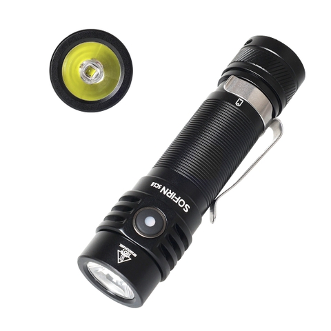 Đèn pin SOFIRN SC18 sáng 1800 lumen chiếu xa 217m cổng sạc USB-C pin sạc 18650 bảo hành 1 năm