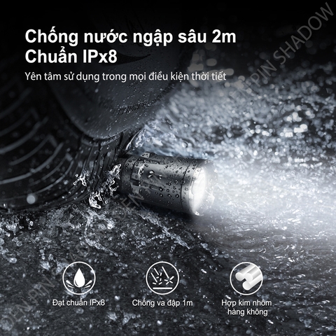 Đèn pin đặc chủng KLARUS XT11GT PRO V2 sáng 3300 lumen chiếu xa 410m