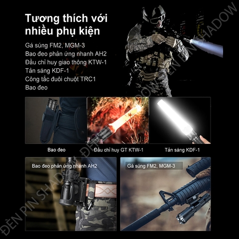 Đèn pin đặc chủng KLARUS XT11GT PRO V2 sáng 3300 lumen chiếu xa 410m