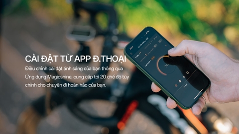 Đèn xe đạp MAGICSHINE EVO 1100 sáng 1100 lumens pin 1800mAh 114g cắt vạch chống chói