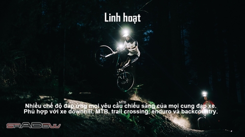 Đèn xe đạp MAGICSHINE MONTEER 3500S độ sáng 3500 lumen pin 7.2V 5200mAH