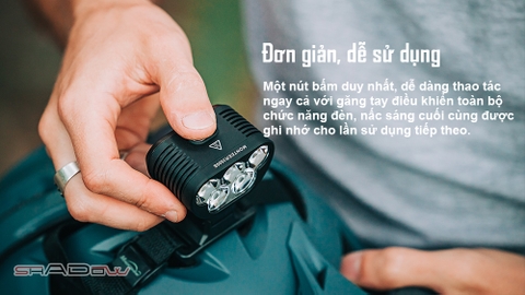 Đèn xe đạp MAGICSHINE MONTEER 3500S độ sáng 3500 lumen pin 7.2V 5200mAH