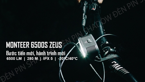 Đèn xe đạp MAGICSHINE MONTEER 6500S sáng 6500 lumen pin 7.2V 10000mAh