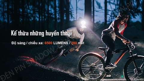 Đèn xe đạp MAGICSHINE MONTEER 6500S sáng 6500 lumen pin 7.2V 10000mAh