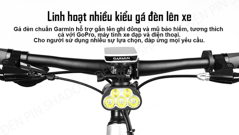 Đèn xe đạp MAGICSHINE MONTEER 6500S sáng 6500 lumen pin 7.2V 10000mAh