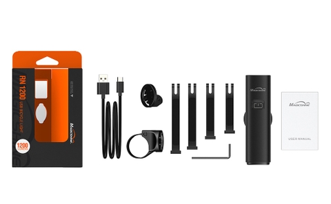 Đèn xe đạp MAGICSHINE RN 1200 sáng 1200lm pin 4000mAh sạc USB-C