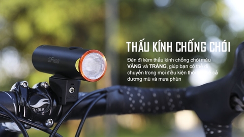 Đèn xe đạp MAGICSHINE SF1800 sáng 1800lm chiếu xa 200m pin sạc 5000mAh USB-C powerbank