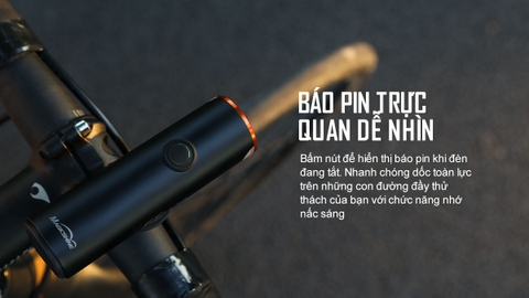 Đèn xe đạp MAGICSHINE SF1800 sáng 1800lm chiếu xa 200m pin sạc 5000mAh USB-C powerbank