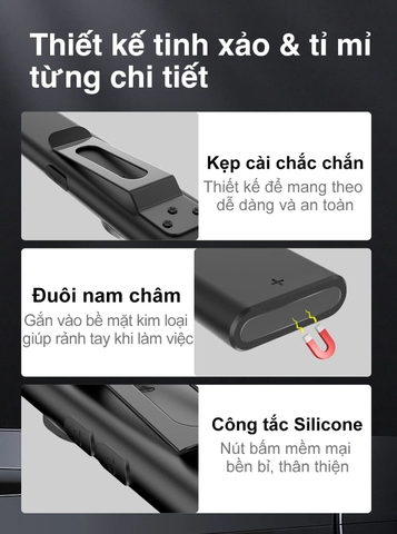 KLARUS E5 PLUS – Đèn pin EDC siêu mỏng 650lm, sạc Type-C, siêu nhẹ 39g
