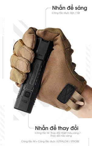 NITECORE EDC07 – Đèn pin EDC nhỏ gọn, sáng 1500 lumen 3 nhiệt màu sáng CRI, siêu nhẹ chỉ 70g